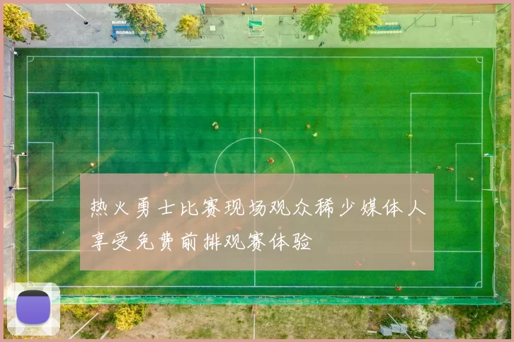 热火勇士比赛现场观众稀少媒体人享受免费前排观赛体验